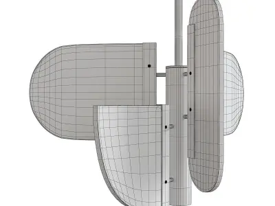 GEOMETRIC TASK pendant Low-poly 3D model
