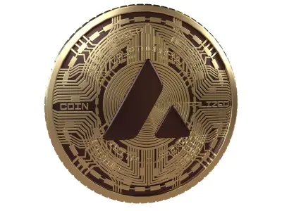 Avalanche Coin v7 001 3D model