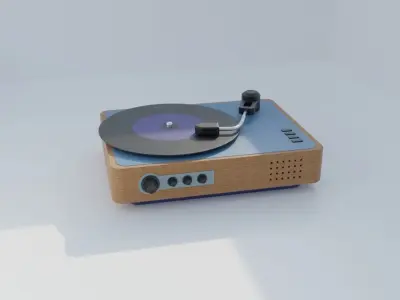 Record Player 3D model