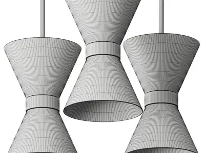 Arteriors Richard Pendant Lamp 3D model