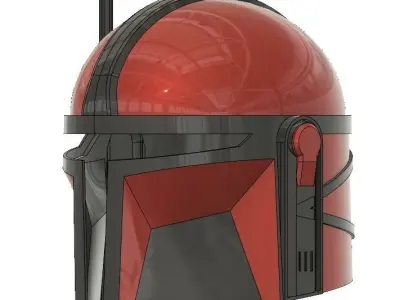 Custom Mandalorian Helmet - Star Wars 3D print model