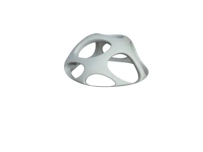 SciFi Cube Object No 55999 Low Poly Shape Low-poly 3D model