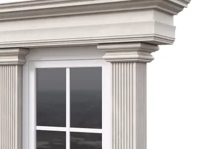 Architectural Classic Window 3D Model 18 3D model