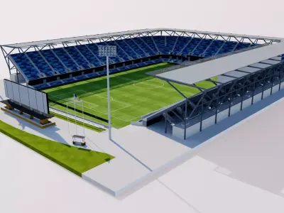 PayPal Park - San Jose Earthquakes Stadium - USA 3D model