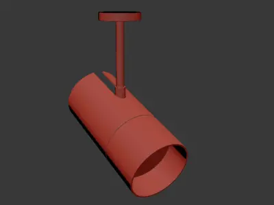 Ceiling Spotlights Display Case Lighting Adjustable Spotlights 3D model