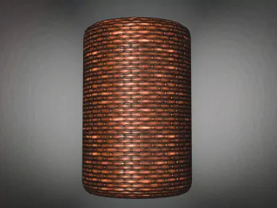 Stylized Wicker 4k Material Texture