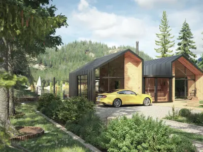 Archexteriors vol 39 - collection of day and night 3d scenes 3D model