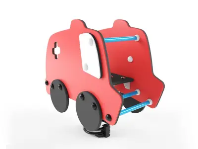 Spring rocking Kompan  3D model