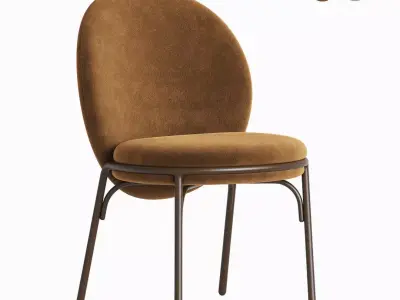 Oyster Dining Chair Parla Design 3D model