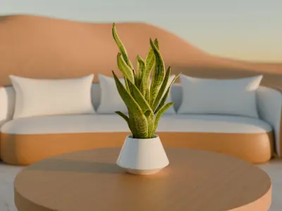 Metaverse Environment 02 - Baked Low-poly 3D model