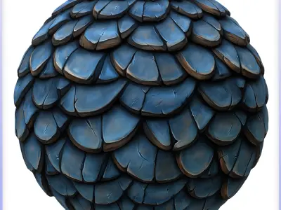 Stylized Roof Seamless Texture Texture 6