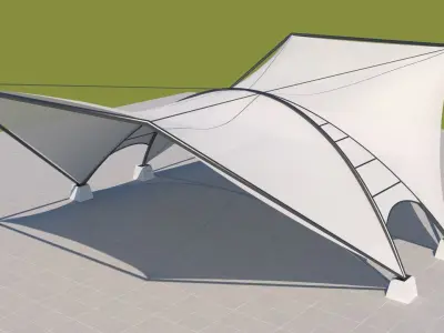 Tensile Fabric Structure -2 3D model