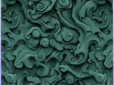 Stylized Ornaments Seamless Texture Texture