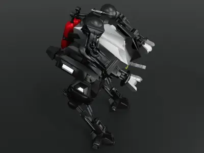 robot character 3D model
