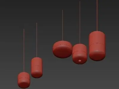 Lampada a sospensione FUTURA 3D model