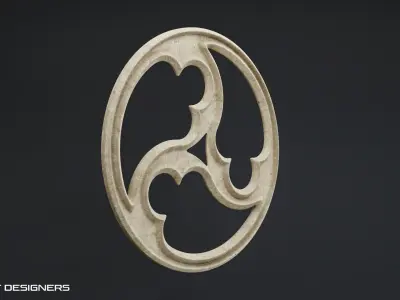 Gothic Tracery 3D model