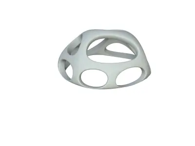 SciFi Cube Object No 53648 Low Poly Shape Low-poly 3D model