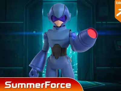 Mega Man - Secret Level 3D model