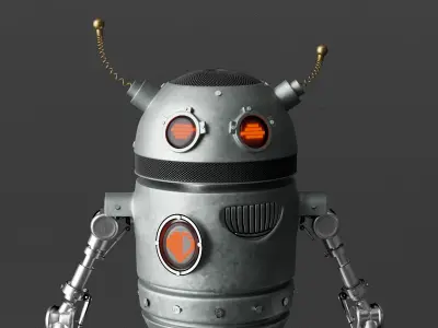 Robot V29 Low-poly 3D model