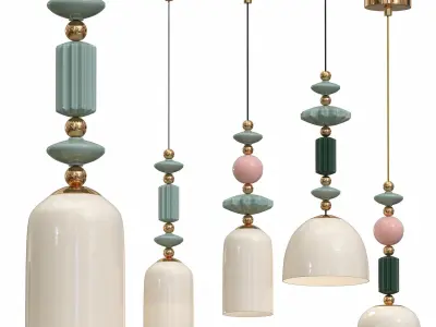 SUSPENDED LIGHT ODEON LIGHT 4861  1B CANDY 3D model