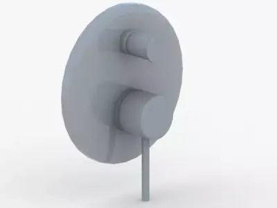 1658 - Water Tap Low-poly 3D model