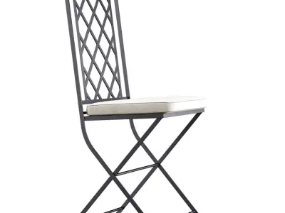 Manutti St-Tropez Chair  Low-poly 3D model