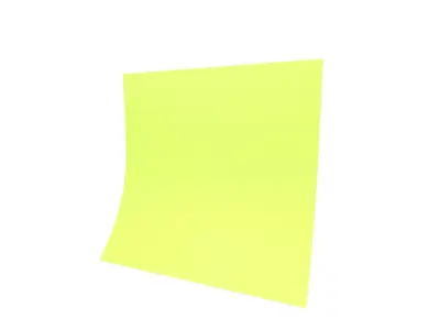 Memo Note v1 003 Low-poly 3D model