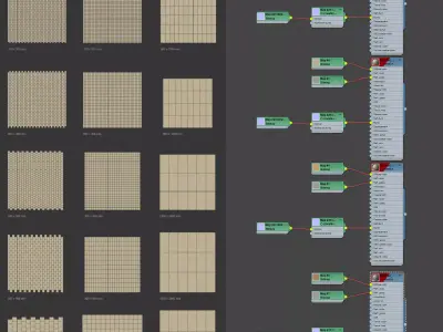 Sandstone Material and Tile - Set 01 Texture