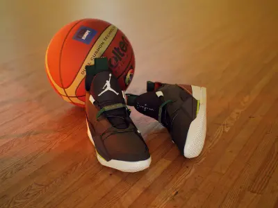 Air Jordan 33 Travis Scott 3D MODEL Low-poly 3D model