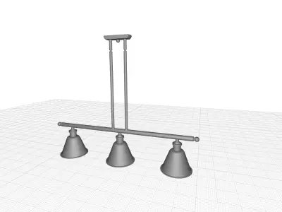 Dallyn Light Kitchen Island Pendant 3D model
