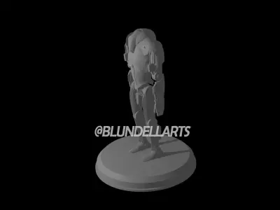 B2 Super Battle Droid Star Wars Battlefront STL  3D print model