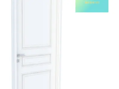 Room Door Type 12 3D print model