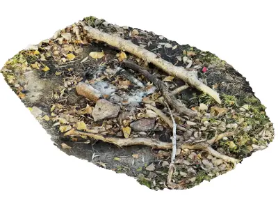 Fire pit 3D model purchase