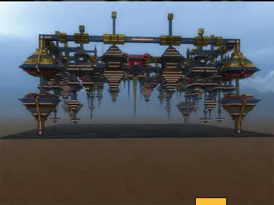 Xyff Tree City Block A4 Space Harbour 3D model