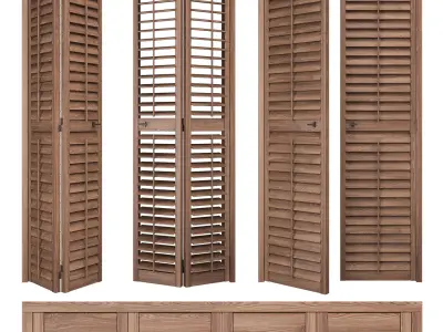 Shutters Doors 3 3D model