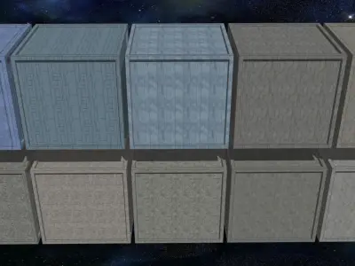 20 Seamless Sci-fi Panels - Light Lines Texture