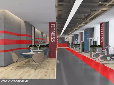 Fitness Gym  3D model