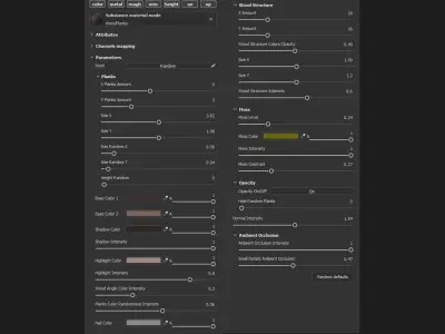 Stylized Wood Planks Substance PBR material and textures  Texture