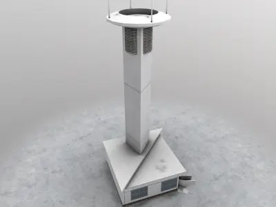 LFMN Antenna Low-poly 3D model