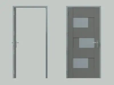 Door sets 7 3D model