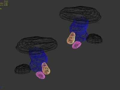 Desert - Mountain - Wind Stone 10 3D model