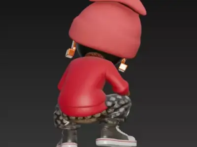 Marvin the Martian Street cloth Free 3D print model