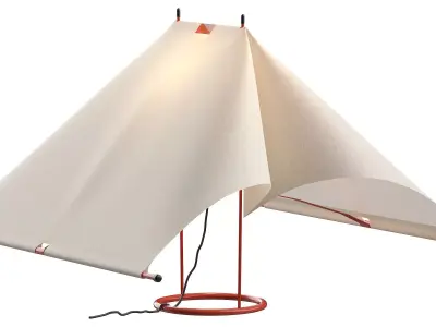 Falene Table Lamp By Piero De Martini 3D model