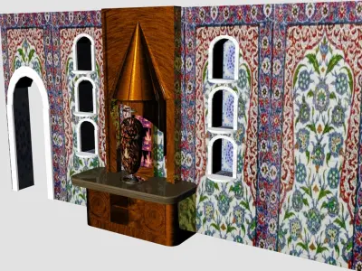 Authentic Restaurant 3D model