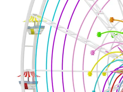 Ferris Wheel 3D model