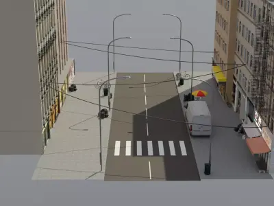 street1 graffiti ages Free 3D model