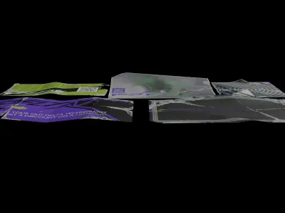 Wall Posters Fictional Brand Low-poly 3D model