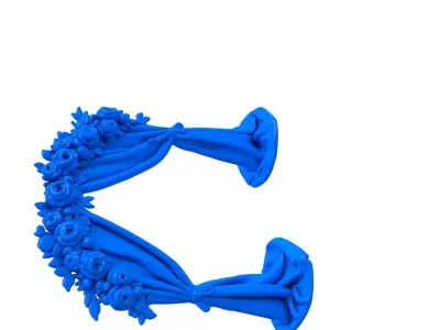 Wedding Stage -  Indian Wedding Stage  3D print model