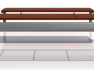 MMCite Vera Solo Benches 3D model