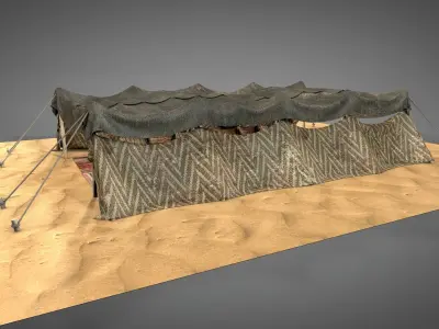 Big Desert Tent 3D model